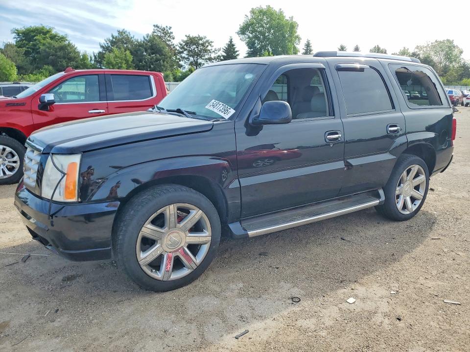 2002 Cadillac Escalade VIN 1GYEK63N02R101817 COPART salvage auction — VANDALISM, Il - Salvage Certificate, sold $1,500 on 2026-07-02 (photo 1)