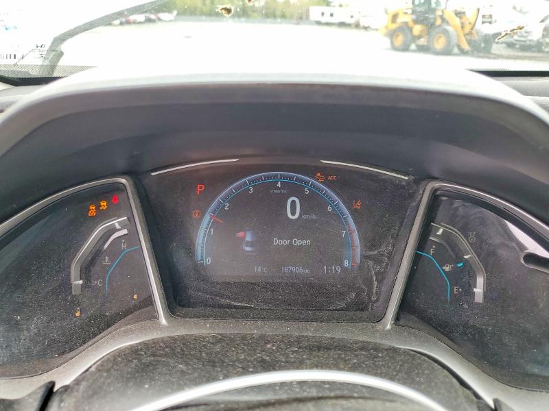2020 Honda Civic VIN 2HGFC2F74LH019105 COPART salvage auction — FRONT END, Ns - Salvage Title, sold $3,050 on 2026-07-02 (photo 9)