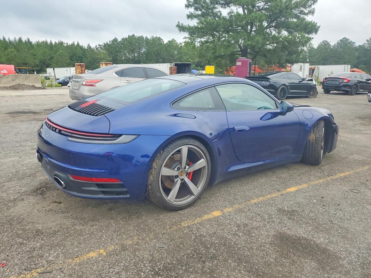 2021 Porsche 911 VIN WP0AB2A94MS221585 COPART salvage auction — Front End, SC - CERT OF TITLE-SALVAGE, sold $57,000 on 2026-07-06 (photo 3)