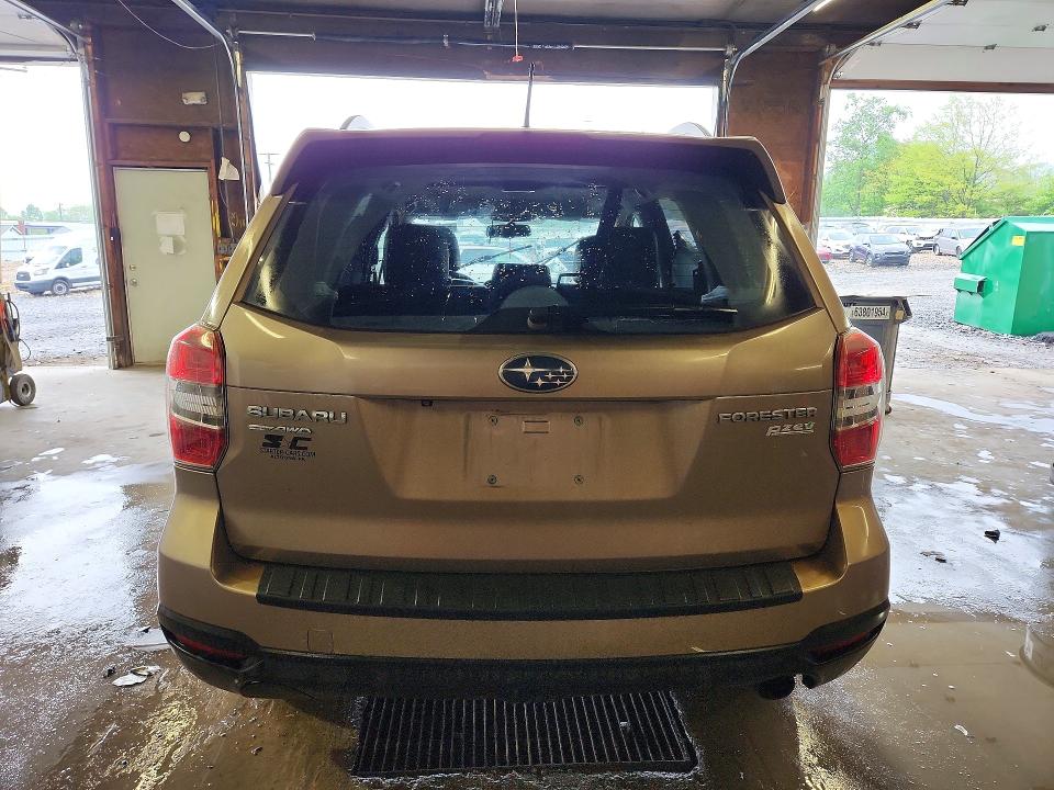 2014 Subaru Forester VIN JF2SJAHCXEH410079 COPART salvage auction — FRONT END, Pa - Certificate Of Salvage, sold $725 on 2026-07-16 (photo 6)