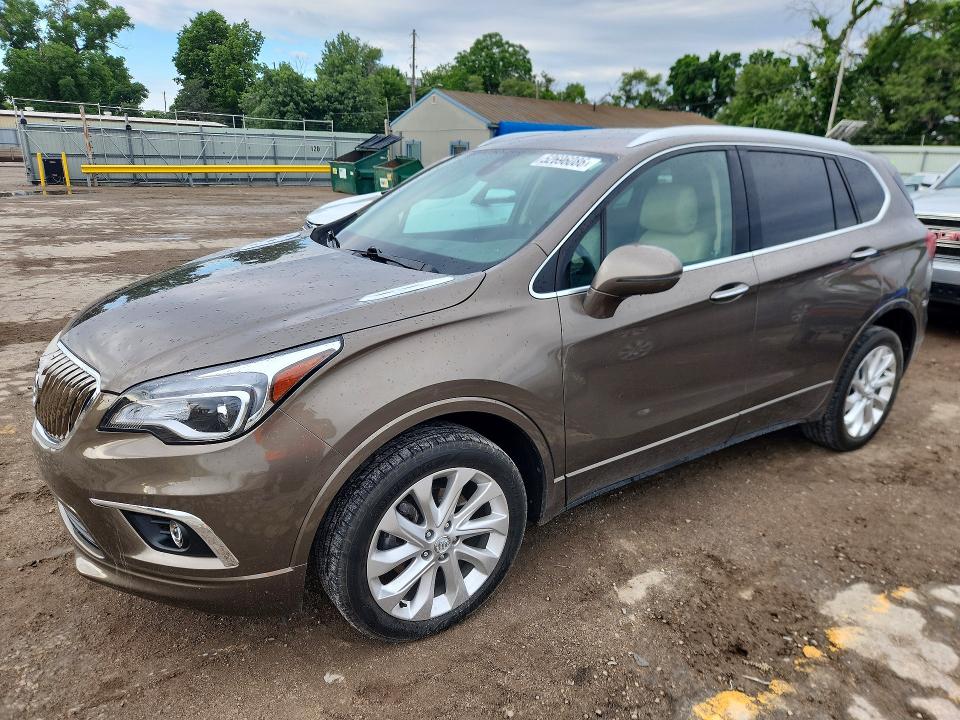 2017 Buick Envision VIN LRBFXESX8HD144895 COPART salvage auction — HAIL, KS - CERT OF TITLE-SALVAGE, sold $3,650 on 2026-07-22 (photo 1)
