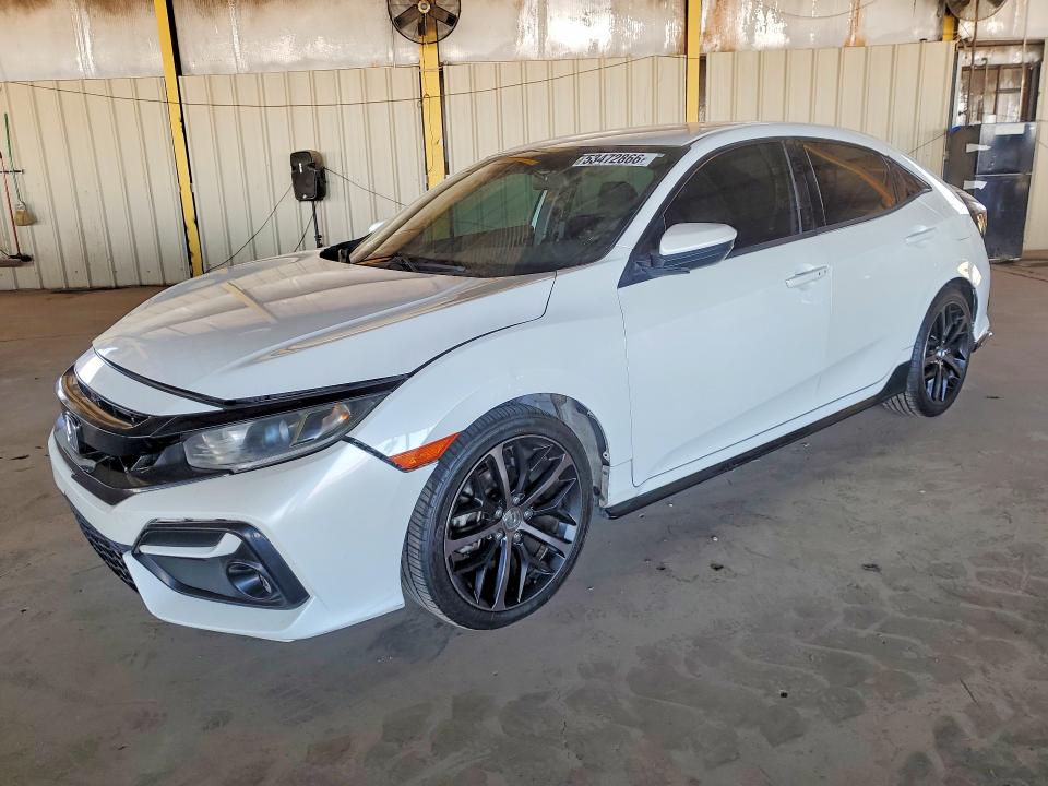 2021 Honda Civic VIN SHHFK7H43MU409054 COPART salvage auction — FRONT END, AZ - CERT OF TITLE - SALVAGE, sold $5,800 on 2026-07-08 (photo 1)