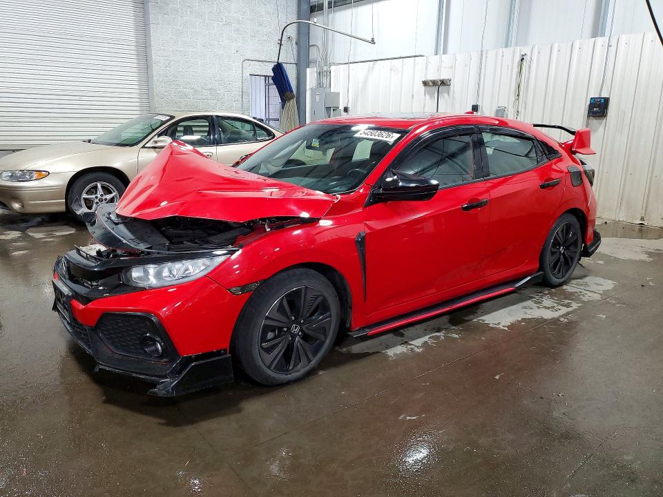 2018 Honda Civic VIN SHHFK7H7XJU201503 COPART salvage auction — FRONT END, Mn - Cert Of Title-Salvage, sold $2,750 on 2026-07-21 (photo 1)