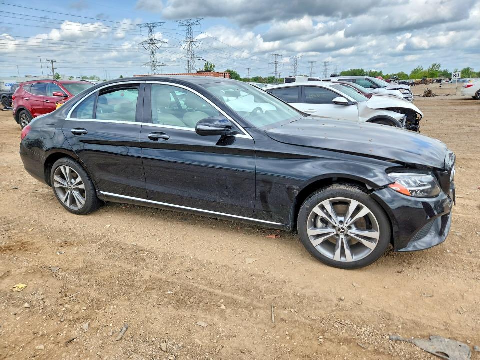 2021 Mercedes-benz C-klasse VIN W1KWF8EB2MR642762 COPART salvage auction — FRONT END, Il - Salvage Certificate, sold $9,200 on 2026-07-14 (photo 4)