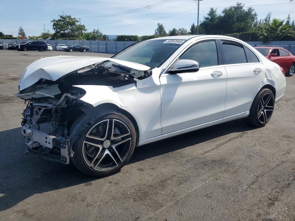 2020 Mercedes-benz C-klasse VIN WDDWF8DB8LR564391 — COPART salvage auction photo