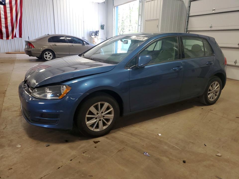 2017 Volkswagen VIN 3VW117AU7HM067275 COPART salvage auction — FRONT END, Mn - Cert Of Title-Prior Salvage, sold $3,550 on 2026-07-02 (photo 1)