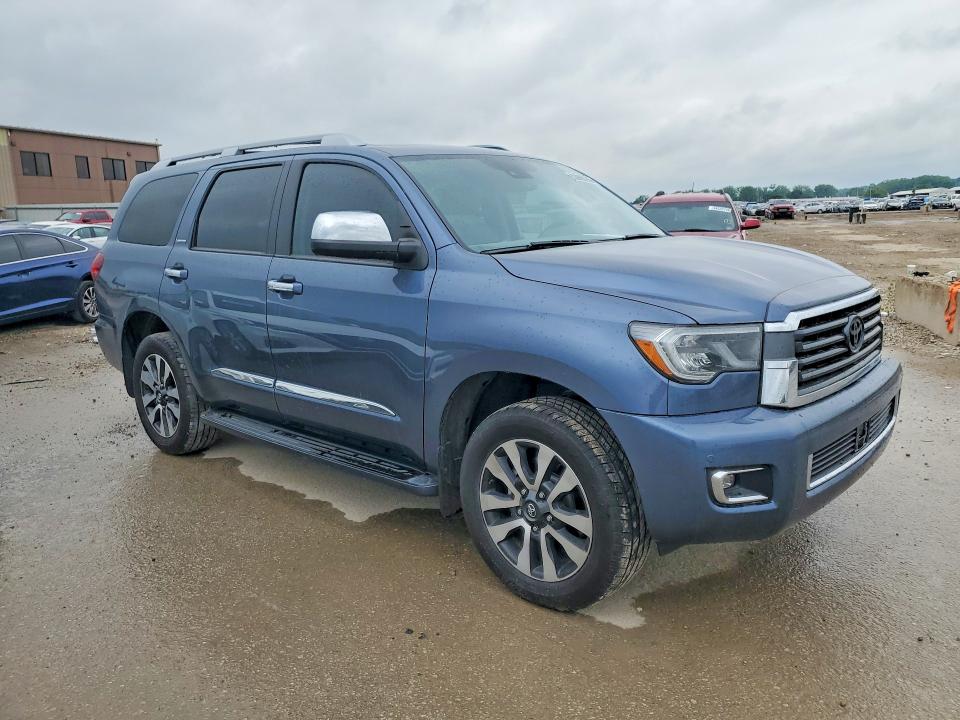 2020 Toyota Sequoia VIN 5TDJY5G19LS180492 COPART salvage auction — FRONT END, Ks - Cert Of Title-Salvage, sold $20,700 on 2026-07-09 (photo 4)