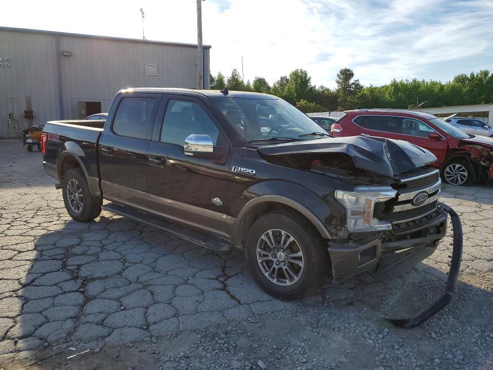 2018 Ford F-150 VIN 1FTEW1EG3JFA09225 COPART salvage auction — FRONT END, Tn - Salvage Certificate, sold $5,800 on 2026-07-02 (photo 4)
