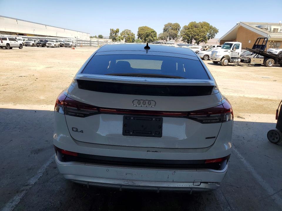 2023 Audi Q4 e-tron VIN WA132BFZ3PP076882 COPART salvage auction — FRONT END, Id - Salvage Certificate Of Title, sold $13,400 on 2026-08-11 (photo 6)