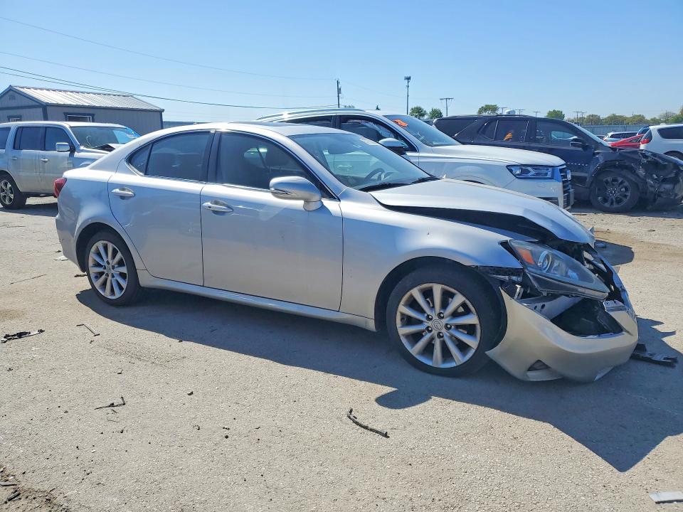 2011 Lexus Is VIN JTHCF5C27B5049285 COPART salvage auction — FRONT END, Il - Salvage Certificate, sold $725 on 2026-07-06 (photo 4)
