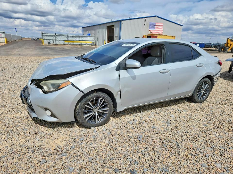 2016 Toyota Corolla VIN 5YFBURHEXGP514696 COPART salvage auction — REAR END, Nm - Cert Of Title-Salvage, sold $1,700 on 2026-07-14 (photo 1)