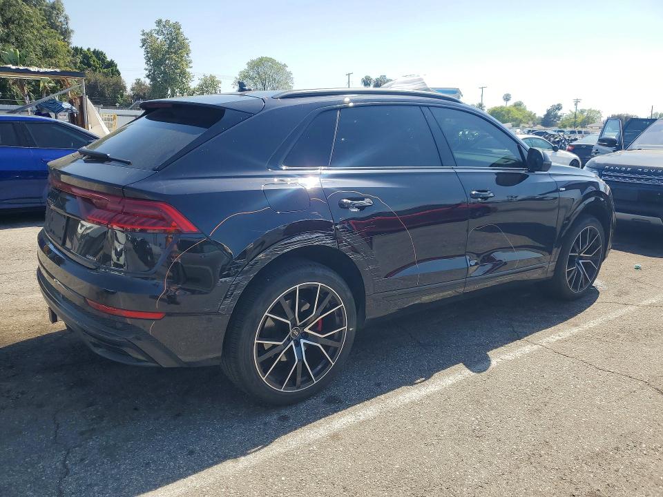2021 Audi Q8 VIN WA1EVAF12MD015282 COPART salvage auction — SIDE, CA - SALVAGE CERTIFICATE, sold $26,250 on 2026-07-31 (photo 3)