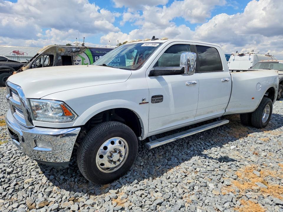 2016 Ram 3500 VIN 3C63RRKLXGG372182 COPART salvage auction — REAR END, Ca - Salvage Certificate, sold $26,750 on 2026-07-09 (photo 1)