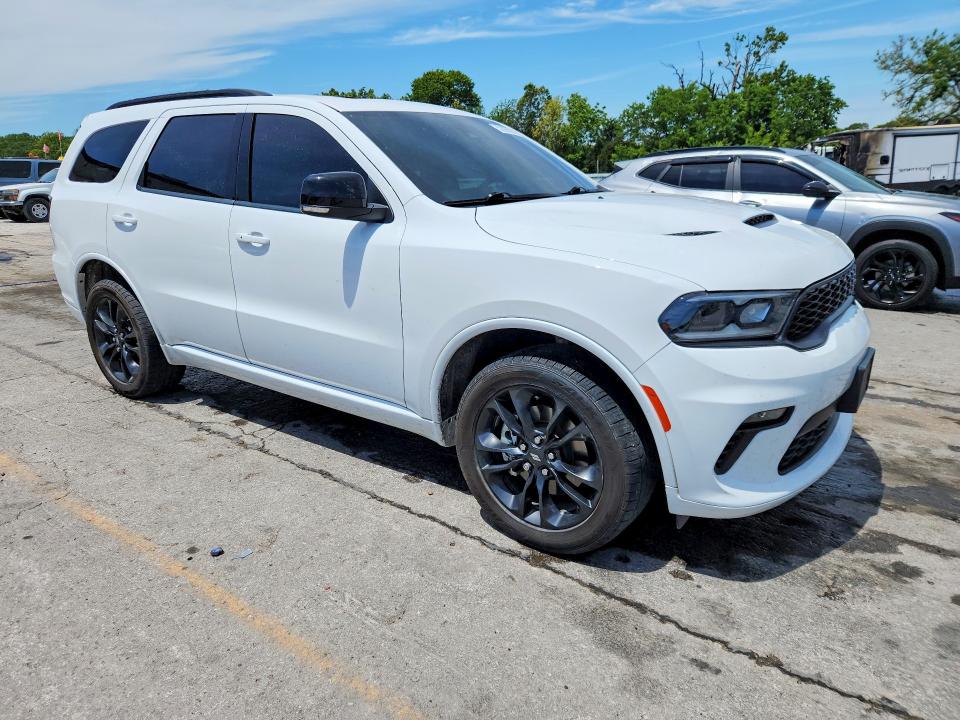 2023 Dodge Durango VIN 1C4RDJDG8PC584262 COPART salvage auction — HAIL, MO - SALVAGE CERTIFICATE OF TITLE, sold $15,300 on 2026-07-27 (photo 4)