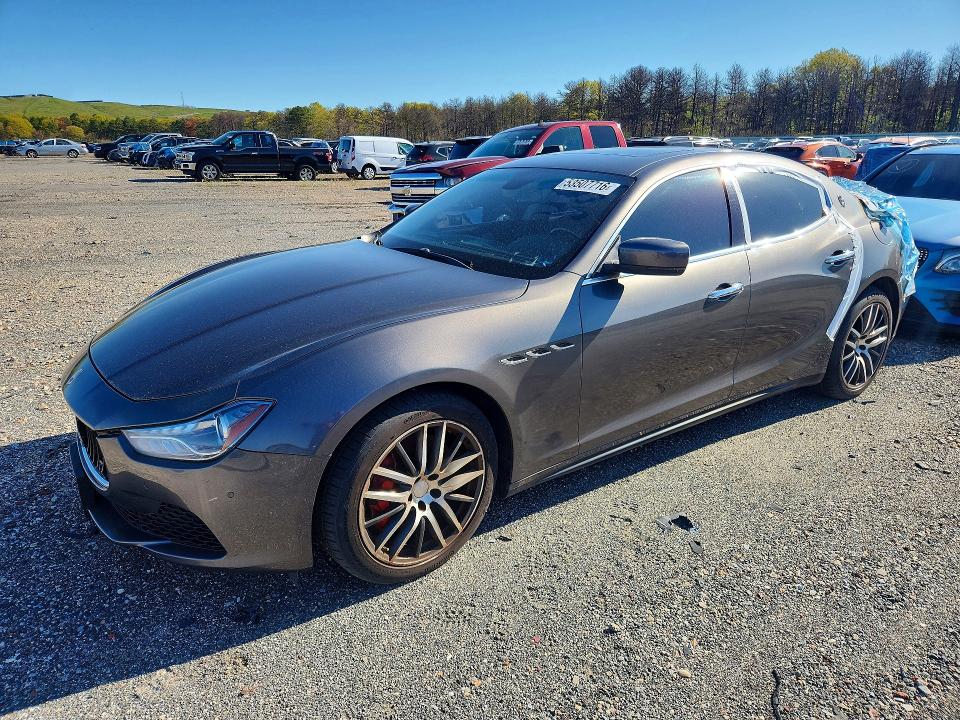2015 Maserati Ghibli VIN ZAM57XSA2F1137200 COPART salvage auction — REAR END, NY - MV907A-PARTS ONLY, sold $2,050 on 2026-07-27 (photo 1)