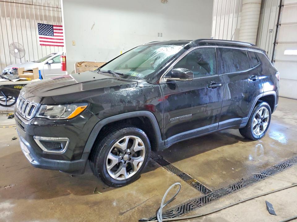 2018 Jeep Compass VIN 3C4NJDCB7JT255563 COPART salvage auction — NORMAL WEAR, IN - CERTIFICATE OF TITLE, sold $4,250 on 2026-07-09 (photo 1)