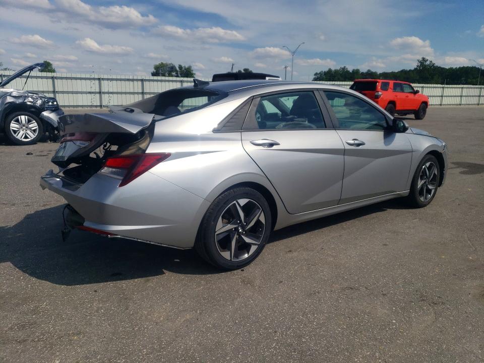 2023 Hyundai VIN 5NPLS4AG7PH115329 COPART salvage auction — REAR END, NC - SALVAGE CERTIFICATE OF TITLE, sold $1,300 on 2026-07-28 (photo 3)