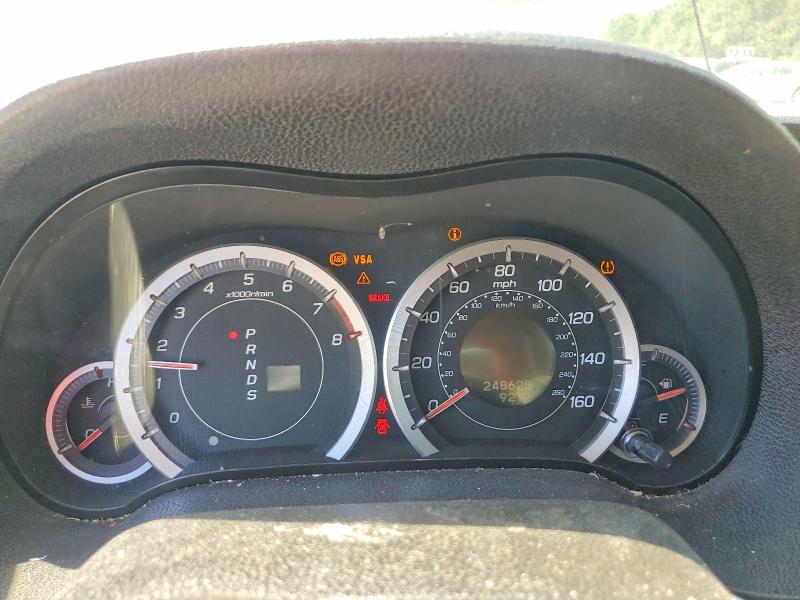 2010 Acura Tsx VIN JH4CU2F69AC014874 COPART salvage auction — FRONT END, Ga - Certificate Of Title, sold $1,100 on 2026-07-15 (photo 9)