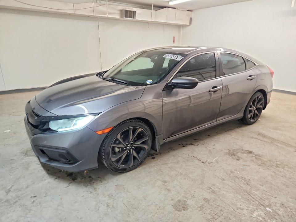 2019 Honda Civic VIN 19XFC2F88KE016502 COPART salvage auction — MINOR DENT/SCRATCHES, NM - CERTIFICATE OF TITLE, sold $8,900 on 2026-07-09 (photo 1)