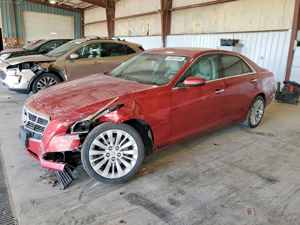 2014 Cadillac Cts VIN 1G6AX5S39E0112357 COPART salvage auction — FRONT END, Ia - Cert Of Title-Salvage Title, sold $1,550 on 2026-07-08 (photo 1)