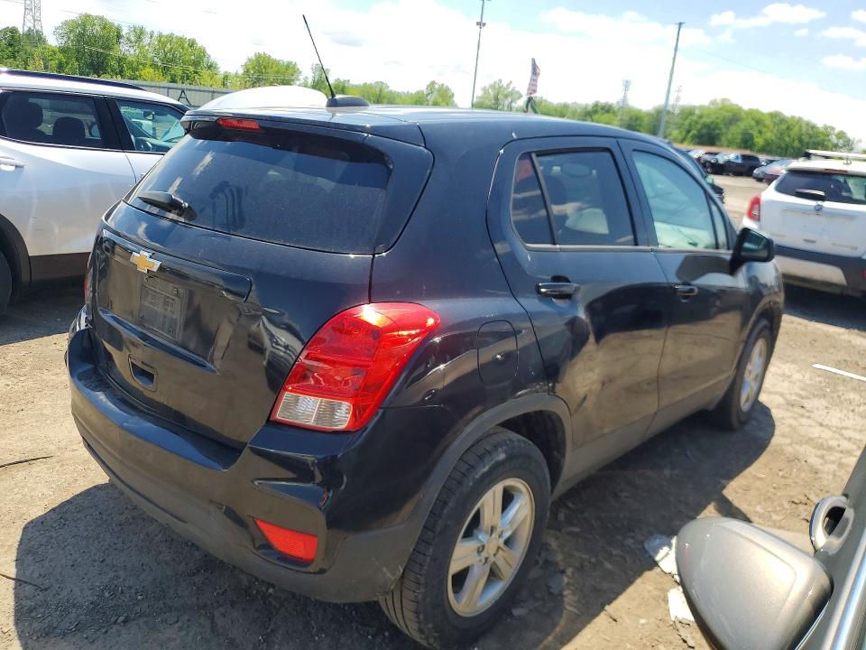 2019 Chevrolet Trax VIN 3GNCJKSB5KL195496 COPART salvage auction — FRONT END, Mt - Cert Of Title-Rebuilt Salvage, sold $900 on 2026-07-02 (photo 3)