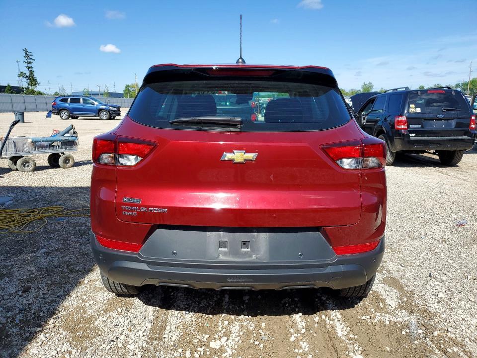 2022 Chevrolet VIN KL79MNSLXNB038506 COPART salvage auction — HAIL, Ia - Cert Of Title-Salvage Title, sold $10,000 on 2026-07-24 (photo 6)