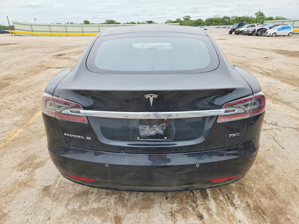 2017 Tesla Model s VIN 5YJSA1E28HF199334 COPART salvage auction — FRONT END, Ks - Cert Of Title-Salvage, sold $800 on 2026-07-22 (photo 6)