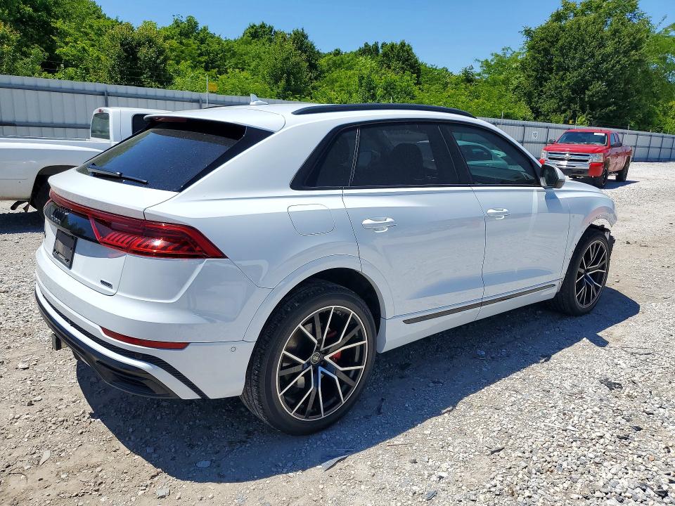2023 Audi Q8 VIN WA1EVBF10PD016733 COPART salvage auction — FRONT END, Id - Salvage Certificate Of Title, sold $28,750 on 2026-07-27 (photo 3)