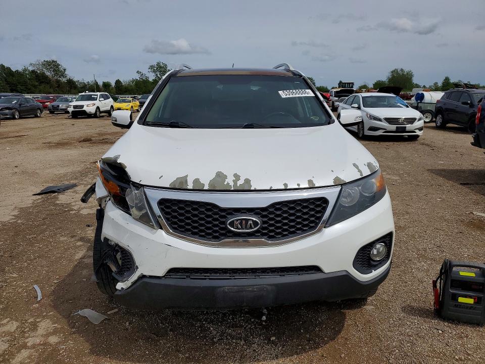2013 Kia Sorento VIN 5XYKU4A25DG341768 COPART salvage auction — FRONT END, Il - Salvage Certificate, sold $450 on 2026-07-21 (photo 5)