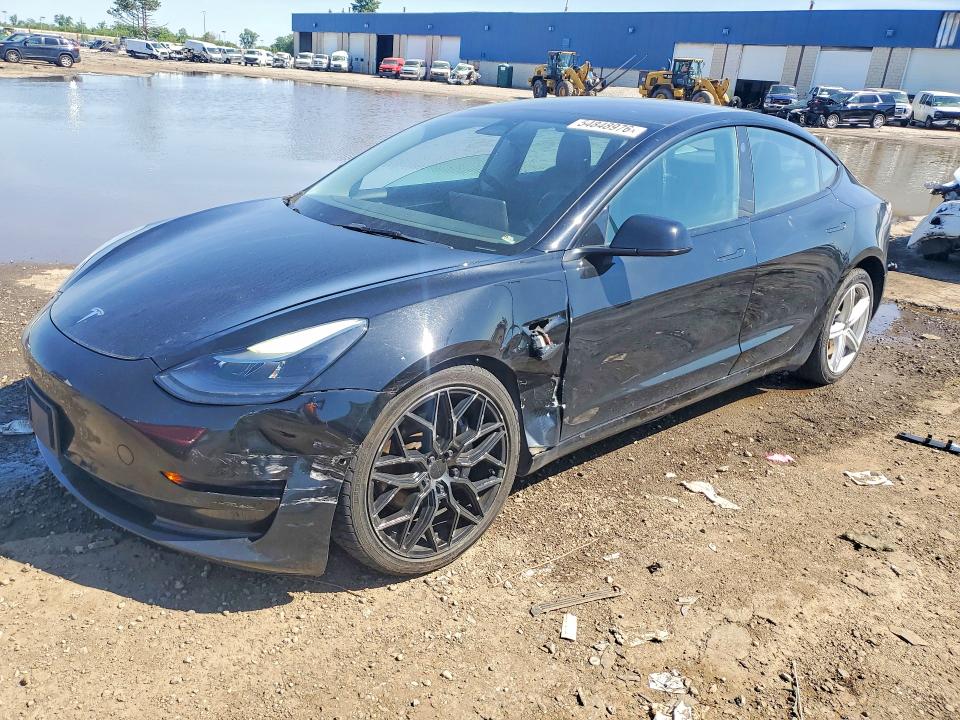 2022 Tesla Model 3 VIN 5YJ3E1EA1NF189868 COPART salvage auction — FRONT END, Mi - Certificate Of Title, sold $2,650 on 2026-07-24 (photo 1)
