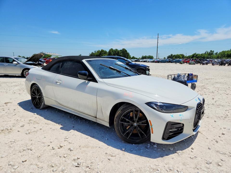 2022 BMW VIN WBA23AT09NCK47022 COPART salvage auction — FRONT END, Tx - Salvage Vehicle Title, sold $70 on 2026-07-09 (photo 4)