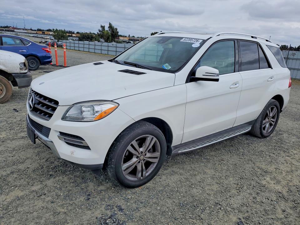 2015 Mercedes-benz Ml-class VIN 4JGDA5HB5FA605311 COPART salvage auction — MINOR DENT/SCRATCHES, Mt - Dis/Dlr/Exp Only Clean Title, sold $3,950 on 2026-07-02 (photo 1)