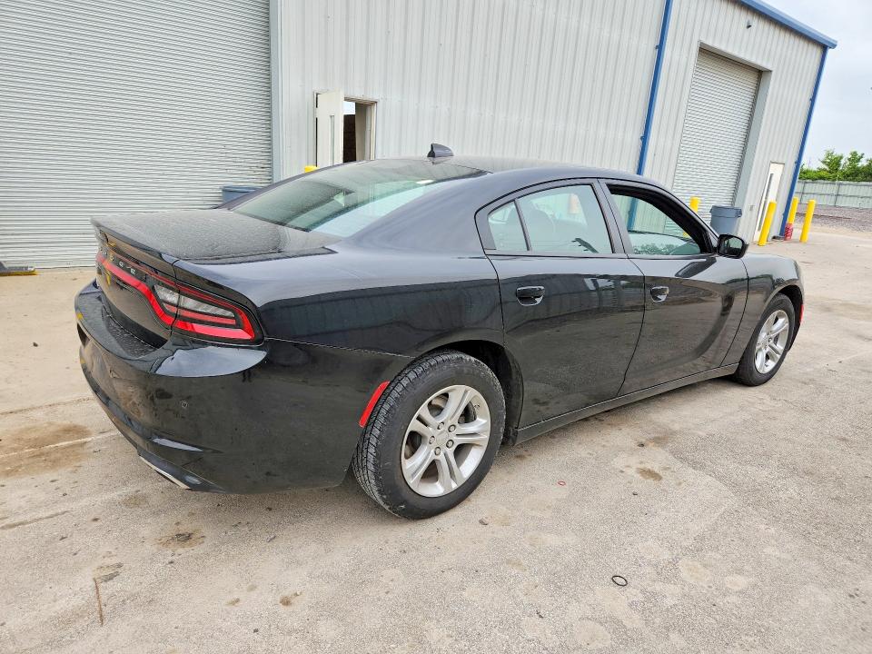 2023 Dodge Charger VIN 2C3CDXBG8PH572030 COPART salvage auction — WATER/FLOOD, Va - Cert Of Title-Salvage Rebuilt, sold $7,700 on 2026-07-28 (photo 3)