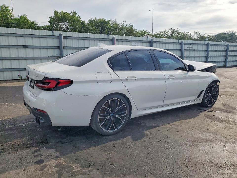 2021 BMW 5er VIN WBA53BJ06MWX35167 COPART salvage auction — FRONT END, Fl - Certificate Of Destruction, sold $12,100 on 2026-08-17 (photo 3)