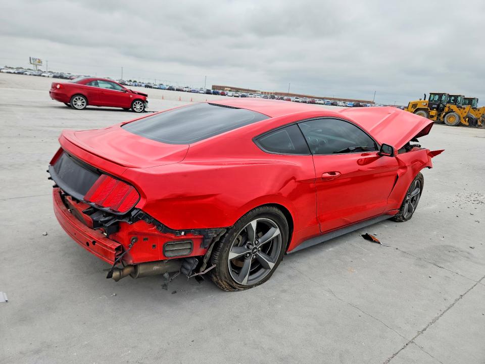 2015 Ford Mustang VIN 1FA6P8AM9F5318027 COPART salvage auction — FRONT END, Tx - Salvage Vehicle Title, sold $650 on 2026-07-10 (photo 3)