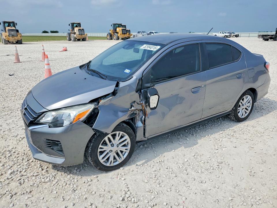 2021 Mitsubishi Mirage VIN ML32FUFJ6MHF01826 COPART salvage auction — SIDE, Tx - Salvage Vehicle Title, sold $2,550 on 2026-07-16 (photo 1)