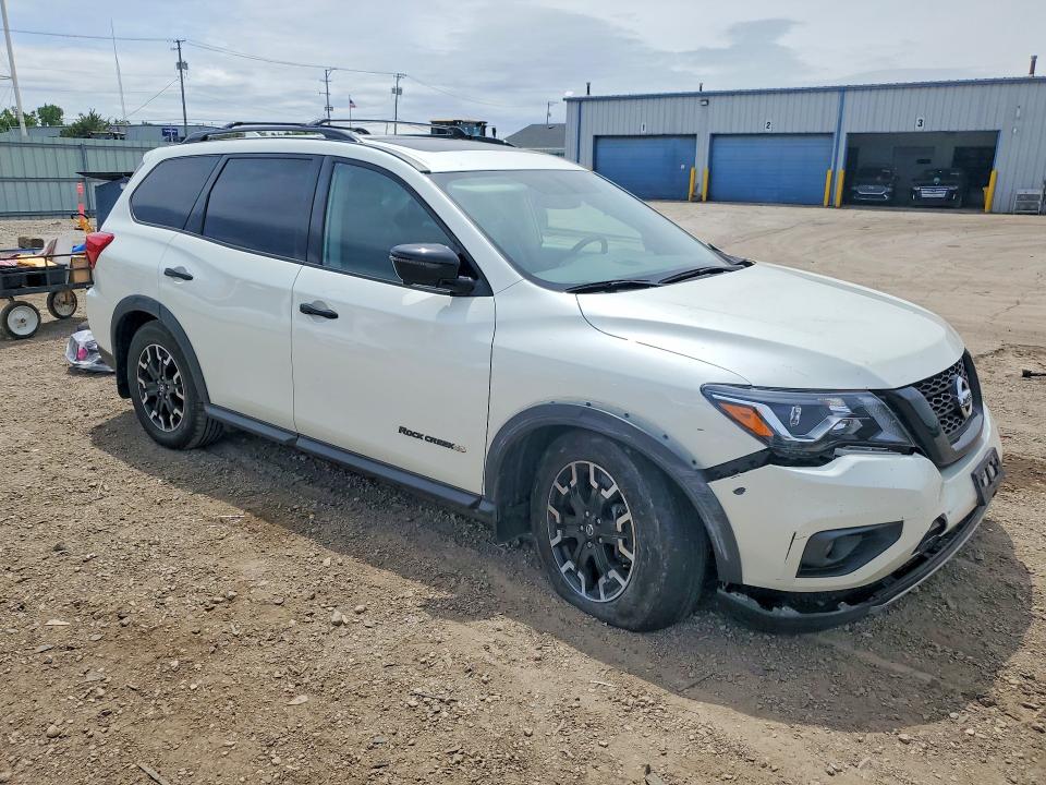 2020 Nissan Pathfinder VIN 5N1DR2CM1LC649743 COPART salvage auction — FRONT END, Il - Salvage Certificate, sold $1,500 on 2026-07-09 (photo 4)