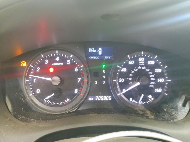 2009 Lexus ES VIN JTHBJ46G392290199 COPART salvage auction — FRONT END, Nc - Salvage Certificate Of Title, sold $975 on 2026-07-08 (photo 9)