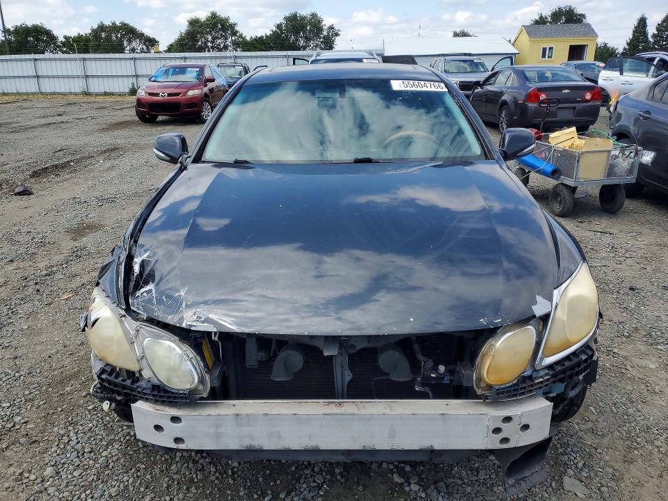 2010 Lexus Gs 350 VIN JTHBE1KS8A0049476 COPART salvage auction — FRONT END, Ca - Dis/Dlr/Exp Only Clean Title, sold $325 on 2026-07-07 (photo 5)