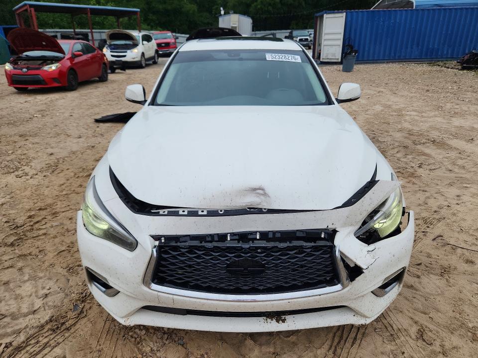2020 Infiniti Q50 VIN JN1EV7AP0LM205605 COPART salvage auction — FRONT END, Fl - Certificate Of Destruction, sold $2,600 on 2026-07-06 (photo 5)