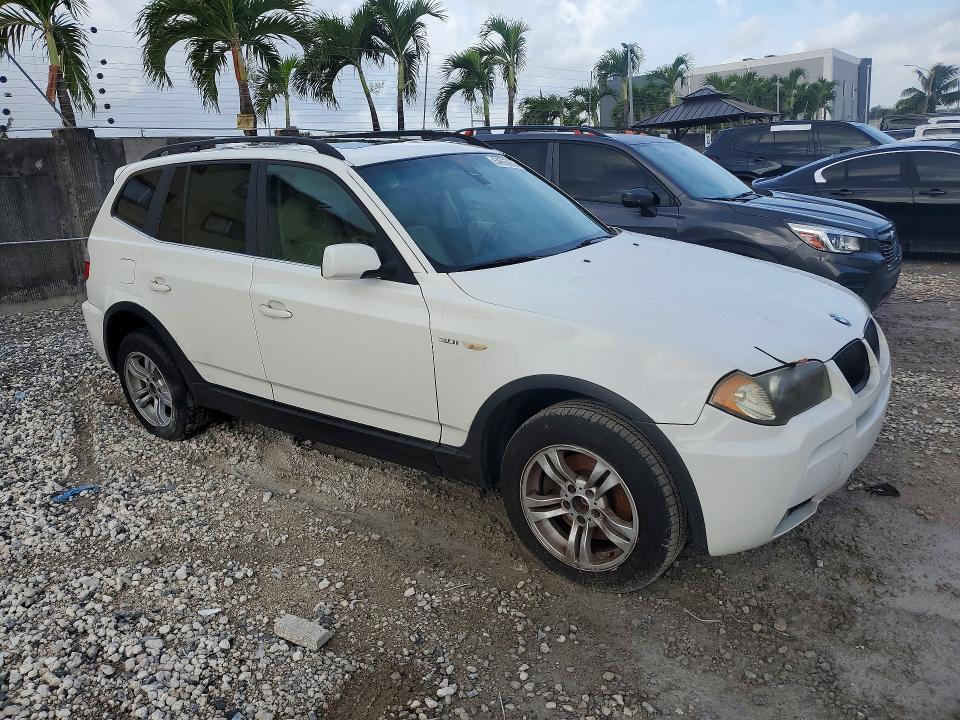 2006 BMW X3 VIN WBXPA93426WD28286 COPART salvage auction — SIDE, FL - CERT OF TITLE SLVG REBUILDABLE, sold $325 on 2026-07-13 (photo 4)