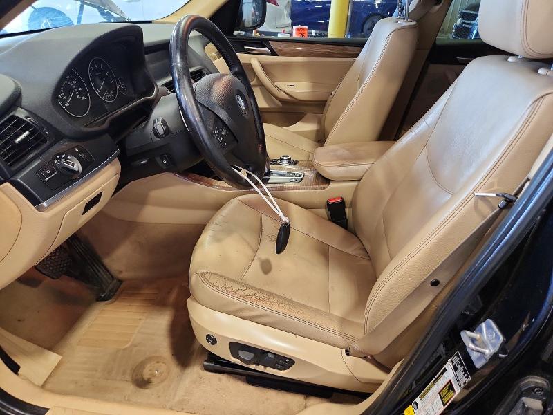2011 BMW X3 VIN 5UXWX5C50BL712888 COPART salvage auction — FRONT END, Pa - Certificate Of Salvage, sold $400 on 2026-07-07 (photo 7)