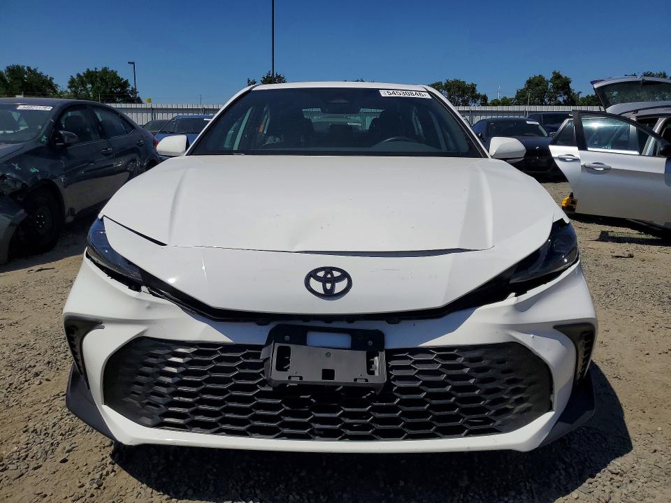 2025 Toyota Camry VIN 4T1DAACK5SU580080 COPART salvage auction — FRONT END, Ca - Salvage Certificate, sold $15,000 on 2026-07-09 (photo 5)