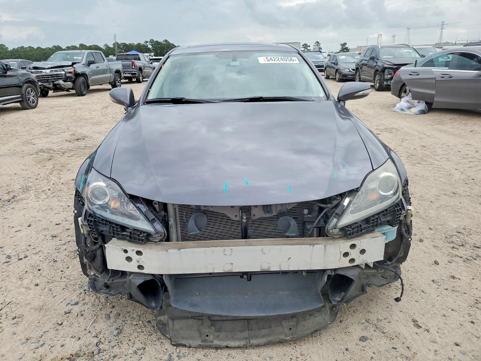 2013 Lexus Is VIN JTHBF5C27D5191554 COPART salvage auction — FRONT END, Tx - Salvage Vehicle Title, sold $3,450 on 2026-07-10 (photo 5)