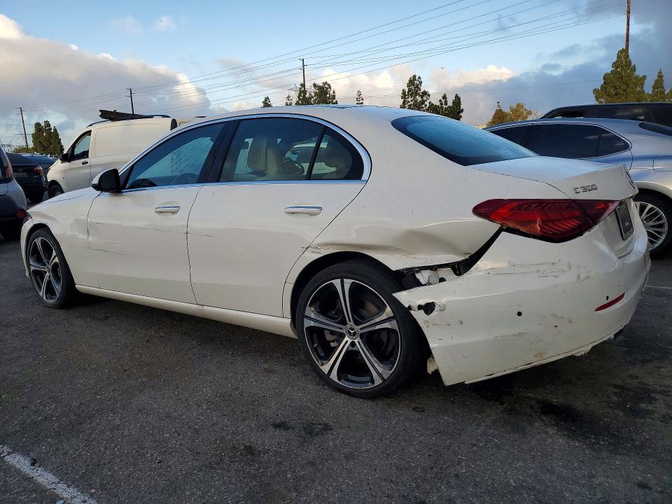 2025 Mercedes-benz C class VIN W1KAF4GB7SR240751 COPART salvage auction — ALL OVER, CA - SALVAGE CERTIFICATE, sold $400 on 2026-07-21 (photo 2)