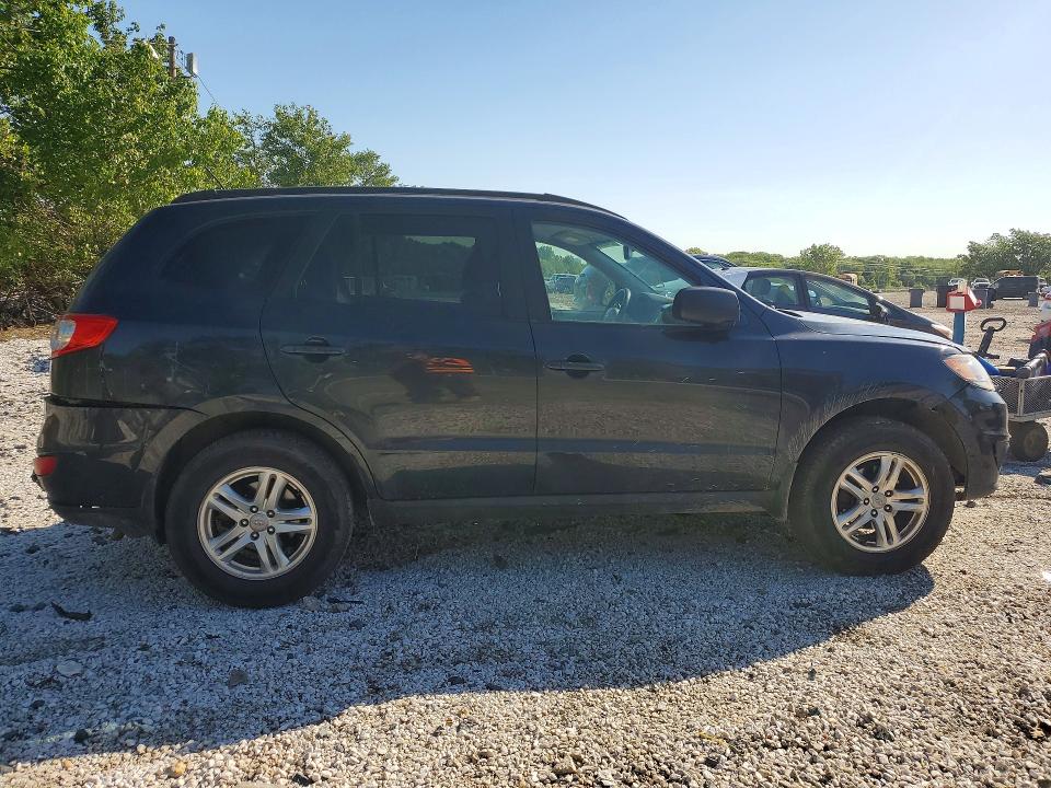 2012 Hyundai Santa fe VIN 5XYZG3AB9CG169209 COPART salvage auction — REAR END, Id - Salvage Certificate Of Title, sold $125 on 2026-07-21 (photo 3)