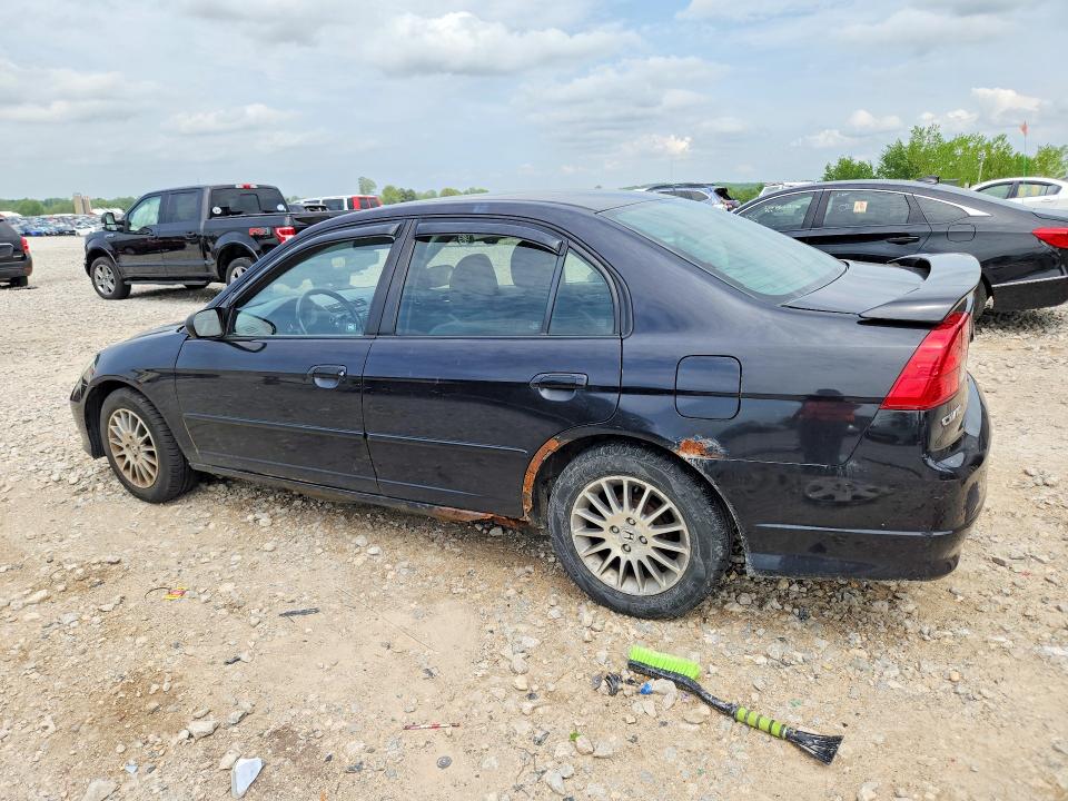2005 Honda Civic VIN 2HGES16585H558868 COPART salvage auction — REAR END, MI - CERTIFICATE OF TITLE, sold $200 on 2026-07-09 (photo 2)