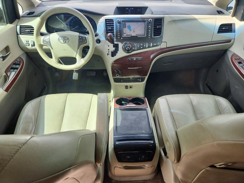 2013 Toyota Sienna VIN 5TDYK3DC7DS372201 COPART salvage auction — FRONT END, Ut - Salvage Certificate, sold $150 on 2026-07-21 (photo 8)