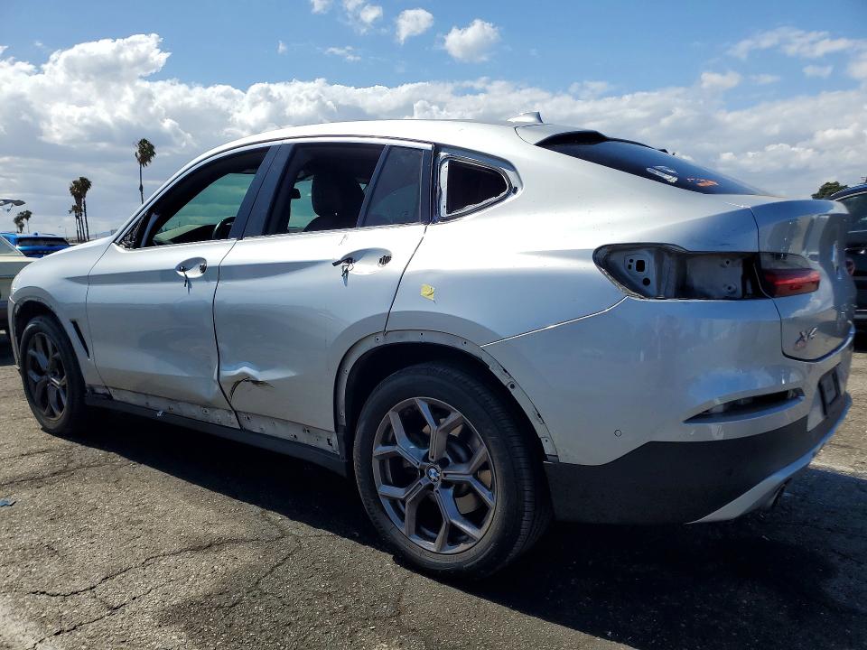2021 BMW X4 VIN 5UX2V1C08M9H49000 COPART salvage auction — SIDE, CA - SALVAGE CERTIFICATE, sold $13,700 on 2026-07-24 (photo 2)