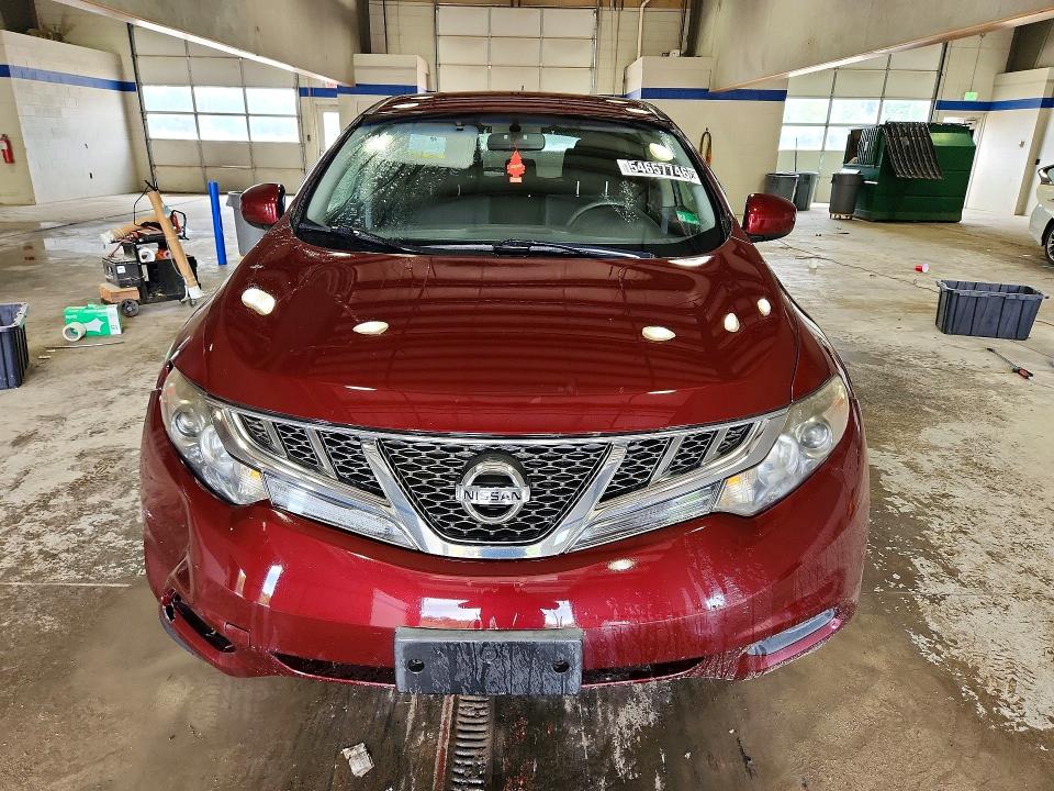 2012 Nissan Murano VIN JN8AZ1MW7CW213841 COPART salvage auction — FRONT END, Va - Certificate Of Title, sold $200 on 2026-07-02 (photo 5)